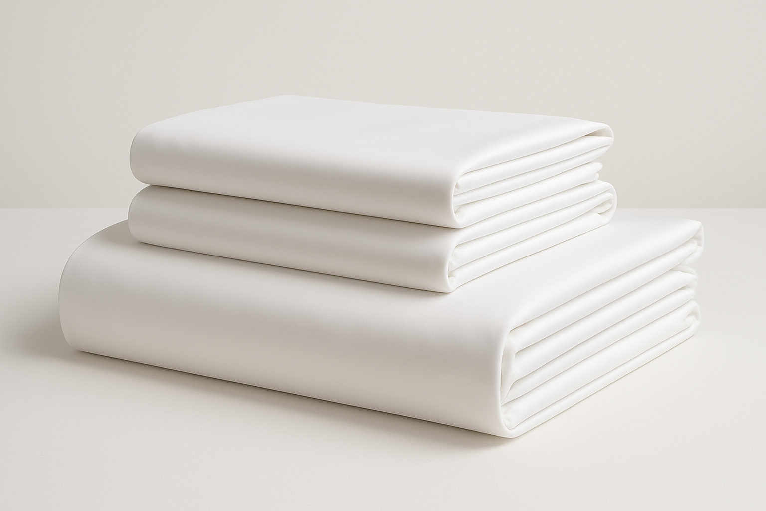 snow white 400CT folded bamboo sheets set with pillowcases, without stitches