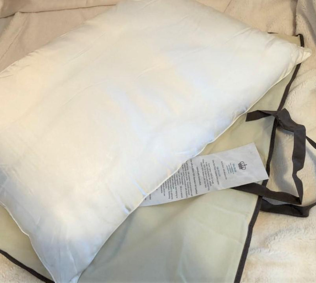 Silk Pillow - Filled With Silk Floss - 100% Silk Cover - ELITE SILK NEW ZEALAND
