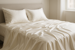 natural white mulberry silk bedding sheets