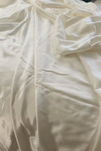 Video of white silk bedsheets - how they actually look