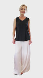 Silk A-Line Tank Top