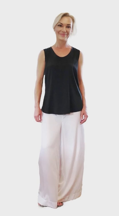 Silk A-Line Tank Top