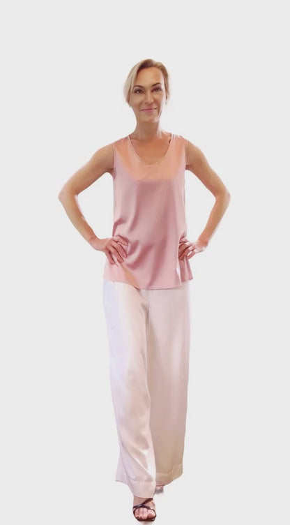 Silk A-Line Tank Top