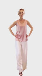 Silk A-Line Tank Top