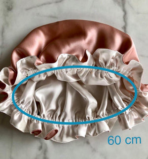 measurements for silk sleeping hat
